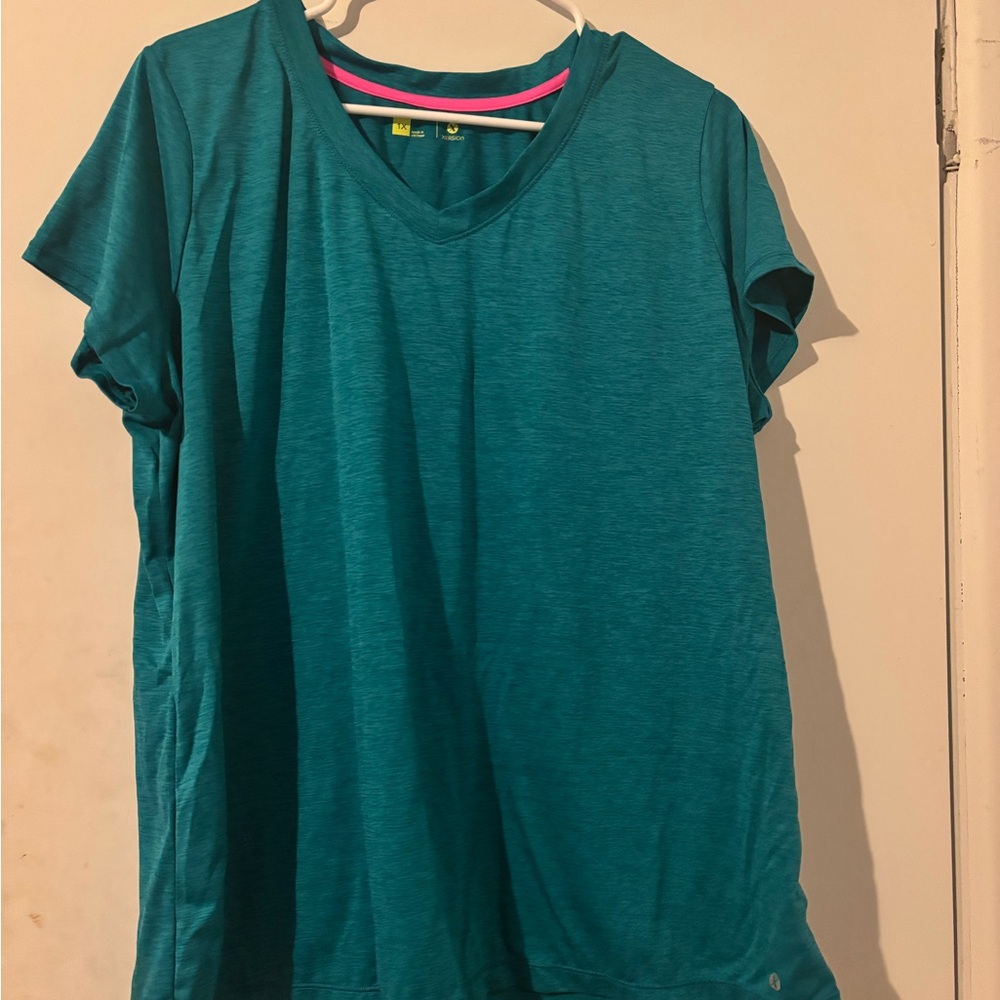 Xersion Green Short Sleeve Relaxed Tee